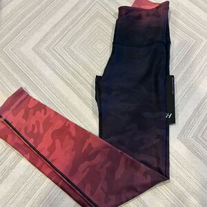 Wear it to Heart (WITH) High Waist Reversible Peach & Black Camouflage Leggings